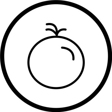 Gıda Web ikonu vektör illüstrasyonu