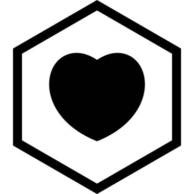 kalp simgesi modada izole edilmiş arkaplan