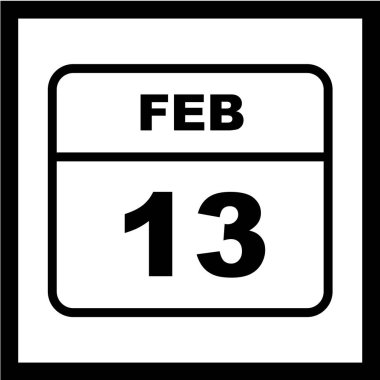 Takvim simgesinin vektör illüstrasyonu