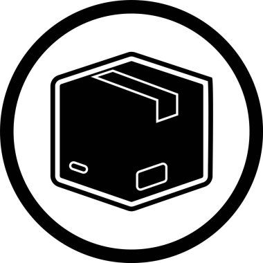 Paket Simgesi Moda Biçiminde İzole Arkaplan