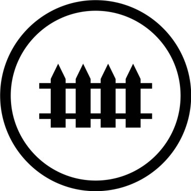 çit ağ ikonu vektör illüstrasyonu 