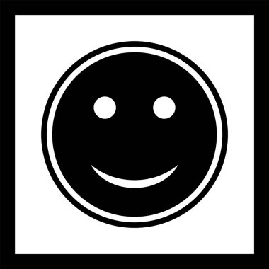  Moda Biçimli Mutlu Emoji Simgesi İzole Arkaplan