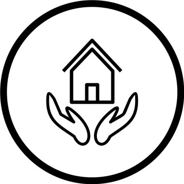 sigorta ve koruma vektör simgesi