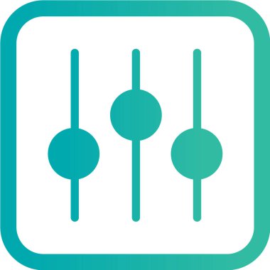 Modern otomatik simgenin vektör illüstrasyonu