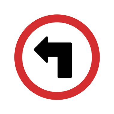 Yol simgesi, vektör illüstrasyonu