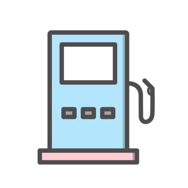 Yol simgesi, vektör illüstrasyonu