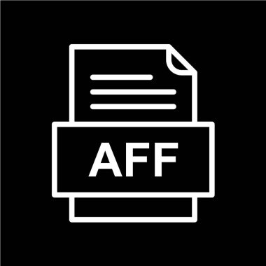 dosya biçimi simgesi, vektör illüstrasyonu