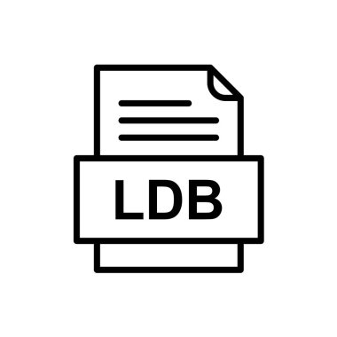 pdf dosya biçimi simge vektörü