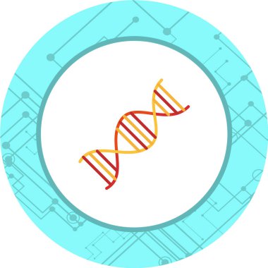 DNA simgesi. vektör illüstrasyonu