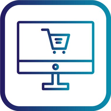 minimalist vektör illüstrasyonu, uygulama simgesi