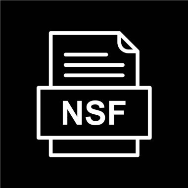 dosya biçimi simgesi, vektör illüstrasyonu