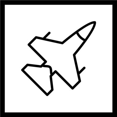 uçak simgesi vektörü, düz tasarım en iyi raster resim grafiği