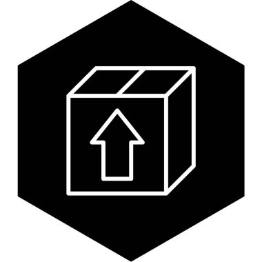 Kutu Simgesinin Vektör illüstrasyonu