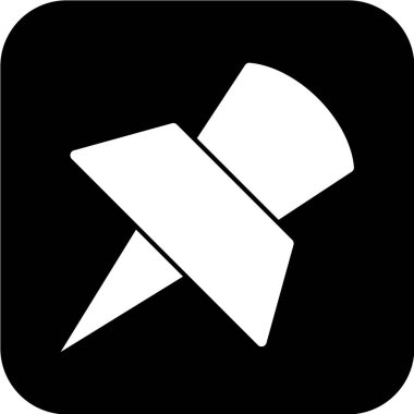 Modern siyah simgenin vektör illüstrasyonu