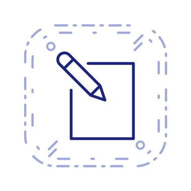 Multimedya düz simgesi beyaz arkaplanda izole edildi