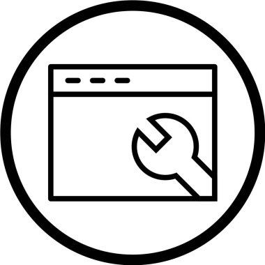 seo modern simgesinin vektör illüstrasyonu