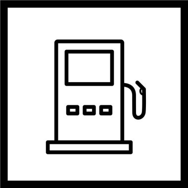 Yol simgesi, vektör illüstrasyonu