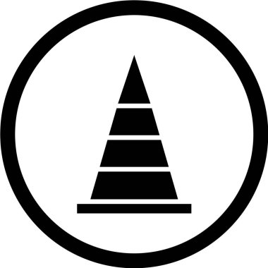 Yol simgesi, vektör illüstrasyonu