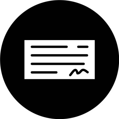 belge simgesi vektör illüstrasyonu