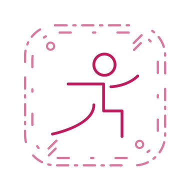 Bir adamın çizgi film karakterinin vektör çizimi