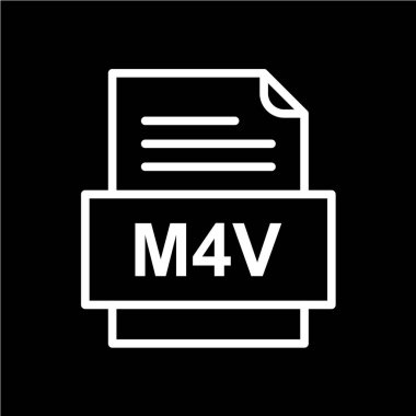 dosya biçimi simgesi, vektör illüstrasyonu