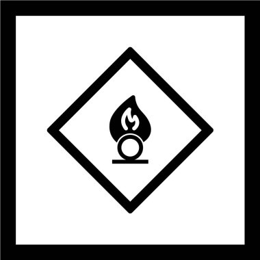 Yol simgesi, vektör illüstrasyonu