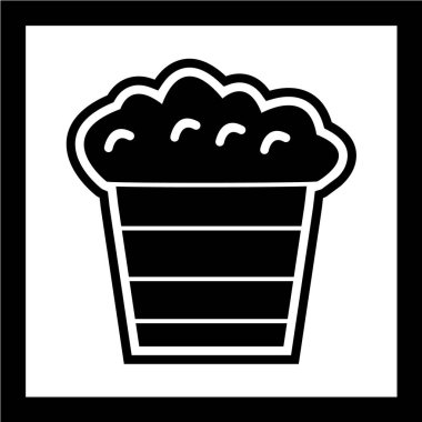 Gıda Web ikonu vektör illüstrasyonu 