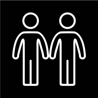 minimalist vektör illüstrasyonu, uygulama simgesi