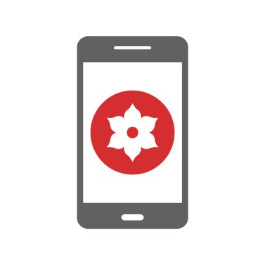 Galeri Mobil Uygulama Simgesi Moda Biçimli İzole Arkaplan