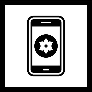 Galeri Mobil Uygulama Simgesi Moda Biçimli İzole Arkaplan