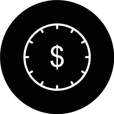 Dolar simgesi vektör illüstrasyonu