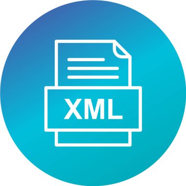 tipik dosya biçimi vektör illüstrasyonu 