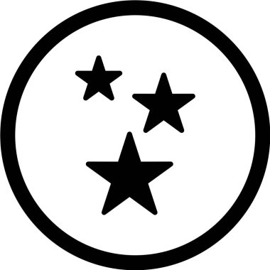 yıldız simgesi vektör illüstrasyonu