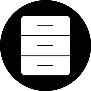 minimalist vektör illüstrasyonu, uygulama simgesi