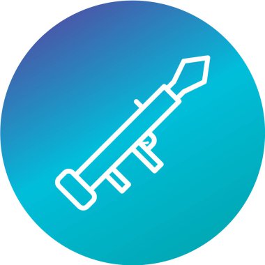 Modern b 'nin vektör illüstrasyonu simge tabancasından yoksun