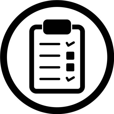 Pano vektör simgesi. Klipsli resim sembolü.