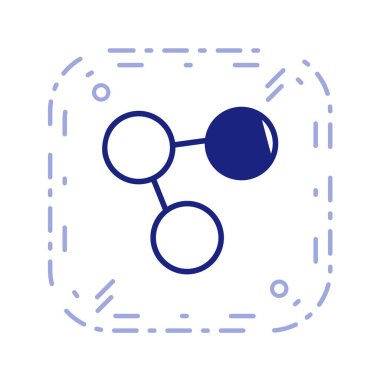 Multimedya düz simgesi beyaz arkaplanda izole edildi