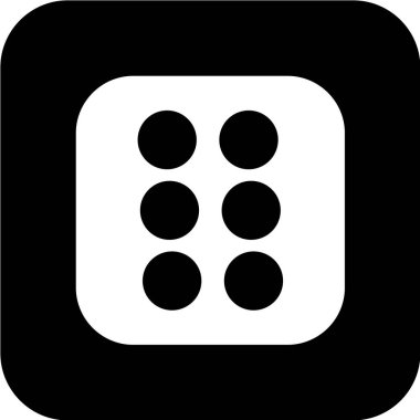 minimalist vektör illüstrasyonu, uygulama simgesi