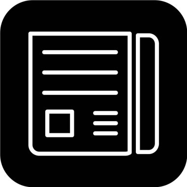 kitap simgesi vektör illüstrasyonu