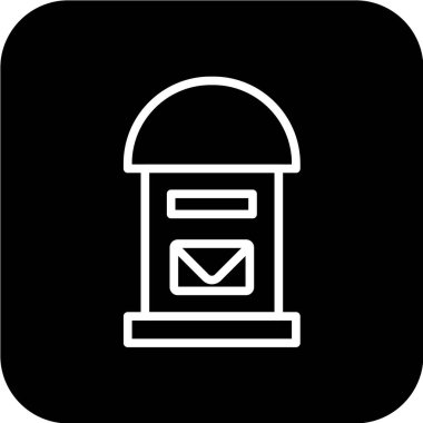 Modern b 'nin vektör illüstrasyonu simge postasından yoksun