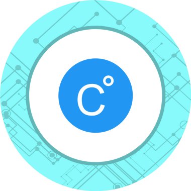 Yin yang simgesinin vektör çizimi