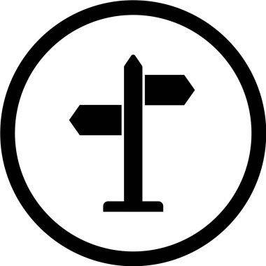 Trafik işareti simgesi. vektör illüstrasyonu 