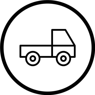 Yol simgesi, vektör illüstrasyonu