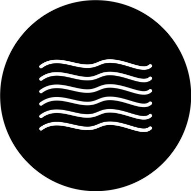 Bir dalganın vektör illüstrasyonu