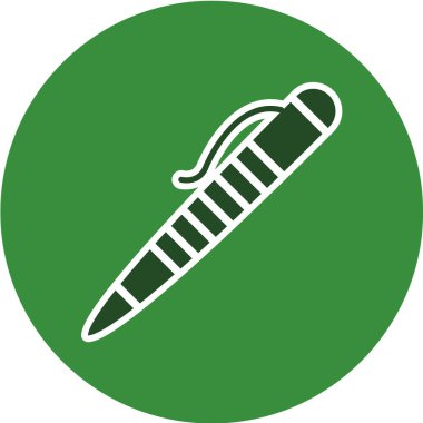 Yeşil havuç simgesinin vektör illüstrasyonu