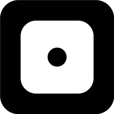 minimalist vektör illüstrasyonu, uygulama simgesi