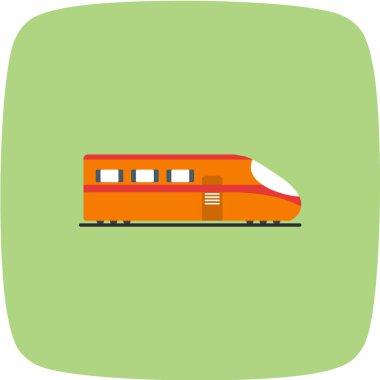 tren simgesi vektör illüstrasyonu