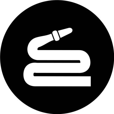 Hortum tipi web simgesi vektör illüstrasyonu 