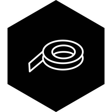 Teyp Simgesi Moda Biçiminde İzole Arkaplan 