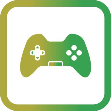 Vektör çizimi, basit simge joystick 